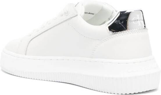 Calvin Klein Leren sneakers Wit