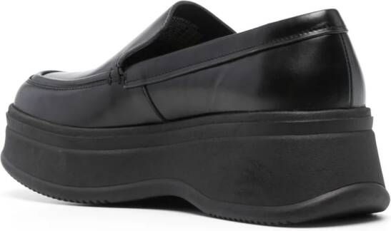 Calvin Klein Loafers met ronde neus Zwart