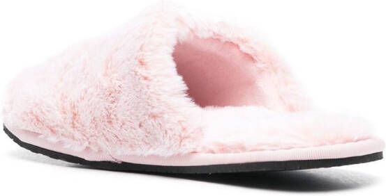 Calvin Klein Slippers van logo applicatie Roze