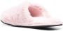 Calvin Klein Slippers van logo applicatie Roze - Thumbnail 3