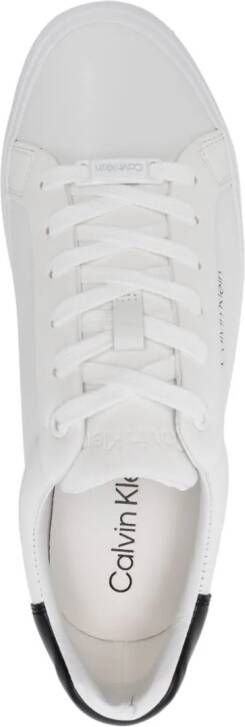 Calvin Klein Sneakers met logo-reliëf Wit