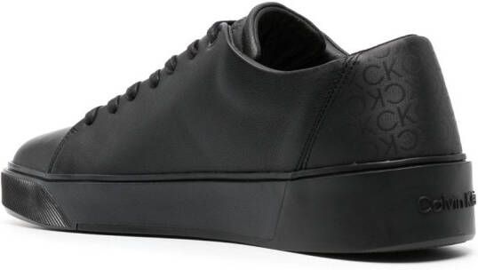 Calvin Klein Sneakers met monogramprint Zwart