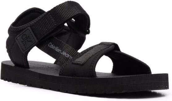 Calvin Klein Sandalen met klittenband Zwart