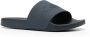 Calvin Klein Slippers met logo-reliëf Blauw - Thumbnail 2