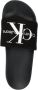Calvin Klein Slippers met logoprint Zwart - Thumbnail 4