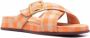 Camper Atonik slippers met gingham ruit Oranje - Thumbnail 2
