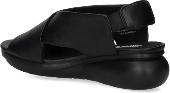 Camper Balloon leren sandalen Zwart
