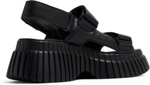 Camper BCN sandalen met plateauzool Zwart