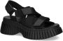 Camper BCN sandalen met klittenband Zwart - Thumbnail 2