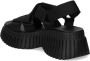 Camper BCN sandalen met klittenband Zwart - Thumbnail 3