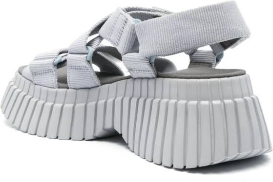 Camper BCN sandalen met plateauzool Blauw