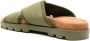 Camper Brutus chunky slippers met gekruiste bandjes Groen - Thumbnail 3