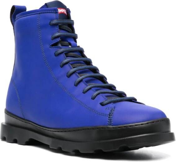 Camper Brutus enkellaarzen met veters Blauw