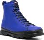 Camper Brutus enkellaarzen met veters Blauw - Thumbnail 2