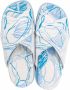 Camper Brutus sandalen met abstracte print Blauw - Thumbnail 4