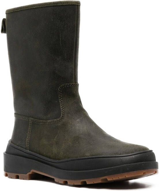 Camper Brutus Trek leren laarzen Groen