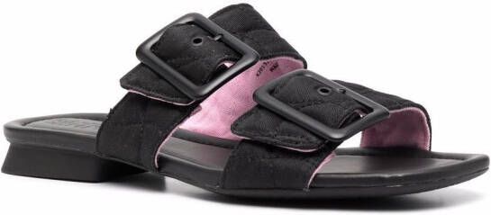 Camper Casi Myra sandalen met gesp Zwart