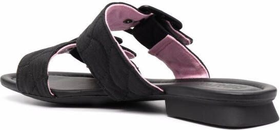 Camper Casi Myra sandalen met gesp Zwart