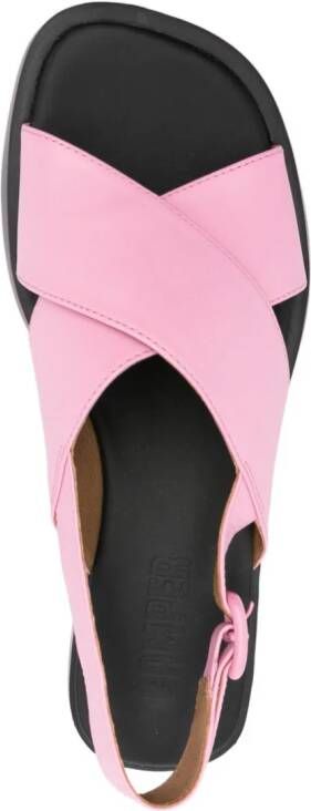 Camper Dana leren sandalen Roze