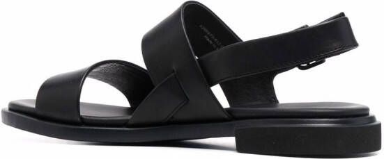 Camper Edy leren slingback sandalen Zwart