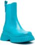 Camper Enkellaarzen met middelhoge hak Blauw - Thumbnail 2