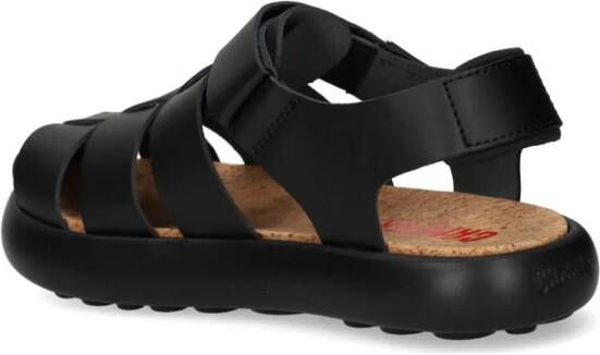 Camper Flota leren sandalen Zwart