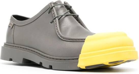 Camper Junction leren Derby schoenen Grijs