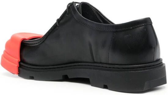 Camper Junction leren Derby schoenen Zwart