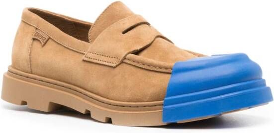 Camper Junction suède loafers Bruin