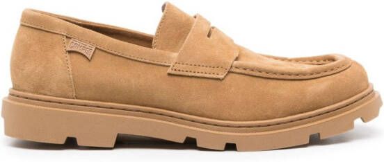 Camper Junction suède loafers Bruin