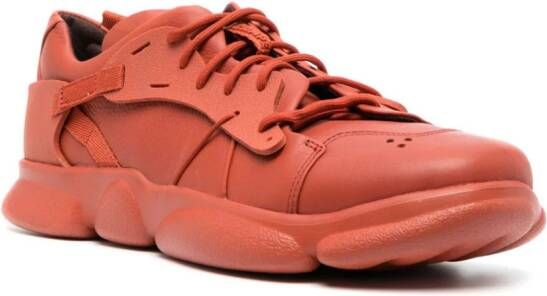 Camper Karst leren sneakers Oranje