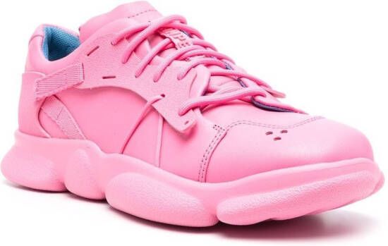 Camper Karst Twins leren sneakers Roze