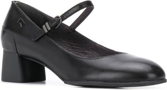 Camper Katie pumps met chunky hak Zwart