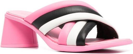 Camper Kiara leren muiltjes Roze
