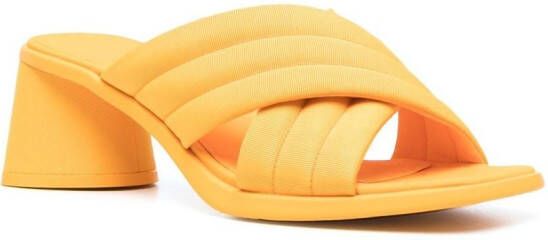 Camper Kiara sandalen met kruisbandjes Oranje