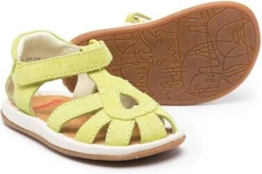 Camper Kids Bicho cage leather sandals Geel