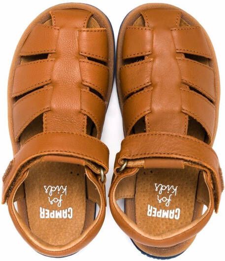 Camper Kids Bicho leren sandalen Bruin