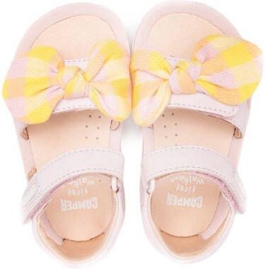 Camper Kids Bicho sandalen met strikdetail Roze