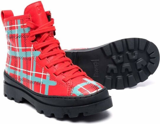 Camper Kids Brutus laarzen Rood