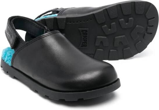 Camper Kids Brutus leren sandalen Zwart