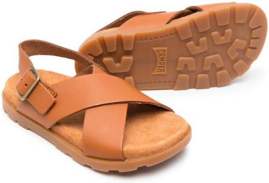 Camper Kids Brutus sandalen met open neus Bruin