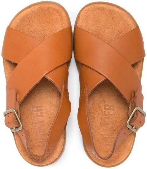 Camper Kids Brutus sandalen met open neus Bruin