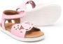 Camper Kids Miko Twins perforated leather sandals Roze - Thumbnail 2
