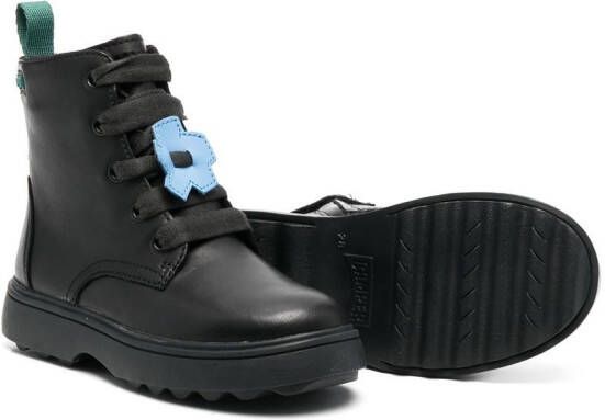 Camper Kids Norte Twins laarzen met patch Zwart