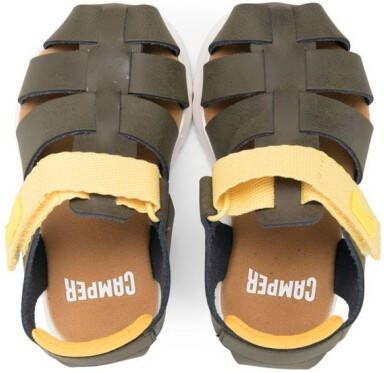 Camper Kids Orgua leren sandalen Groen