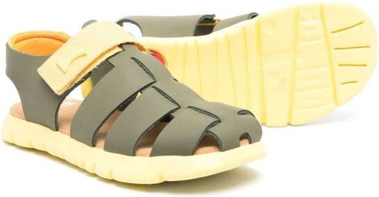 Camper Kids Oruga sandalen met colourblock Groen