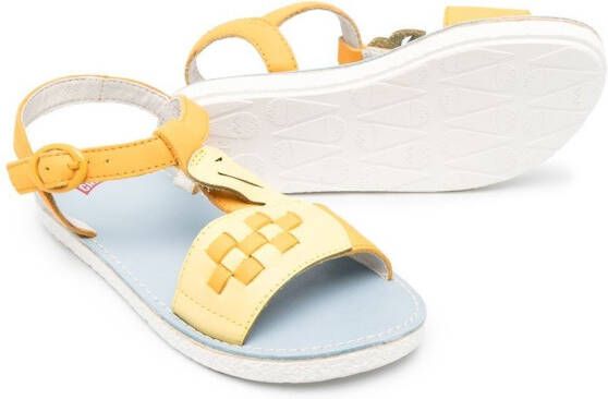 Camper Kids Oruga sandalen met bandjes Geel