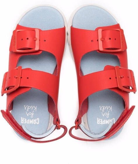 Camper Kids Oruga sandalen met dubbele gesp Rood