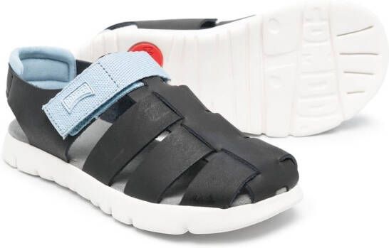 Camper Kids Oruga sandalen met klittenband Zwart