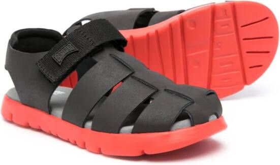 Camper Kids Oruga sandalen met logopatch Zwart